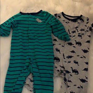 Dinosaur footless sleepers